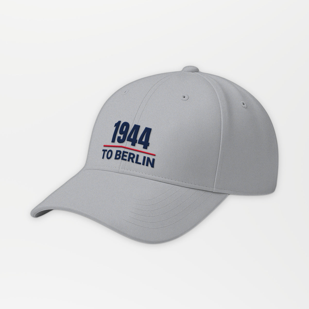 To Berlin 1944 Embroidered Cap in Grey
