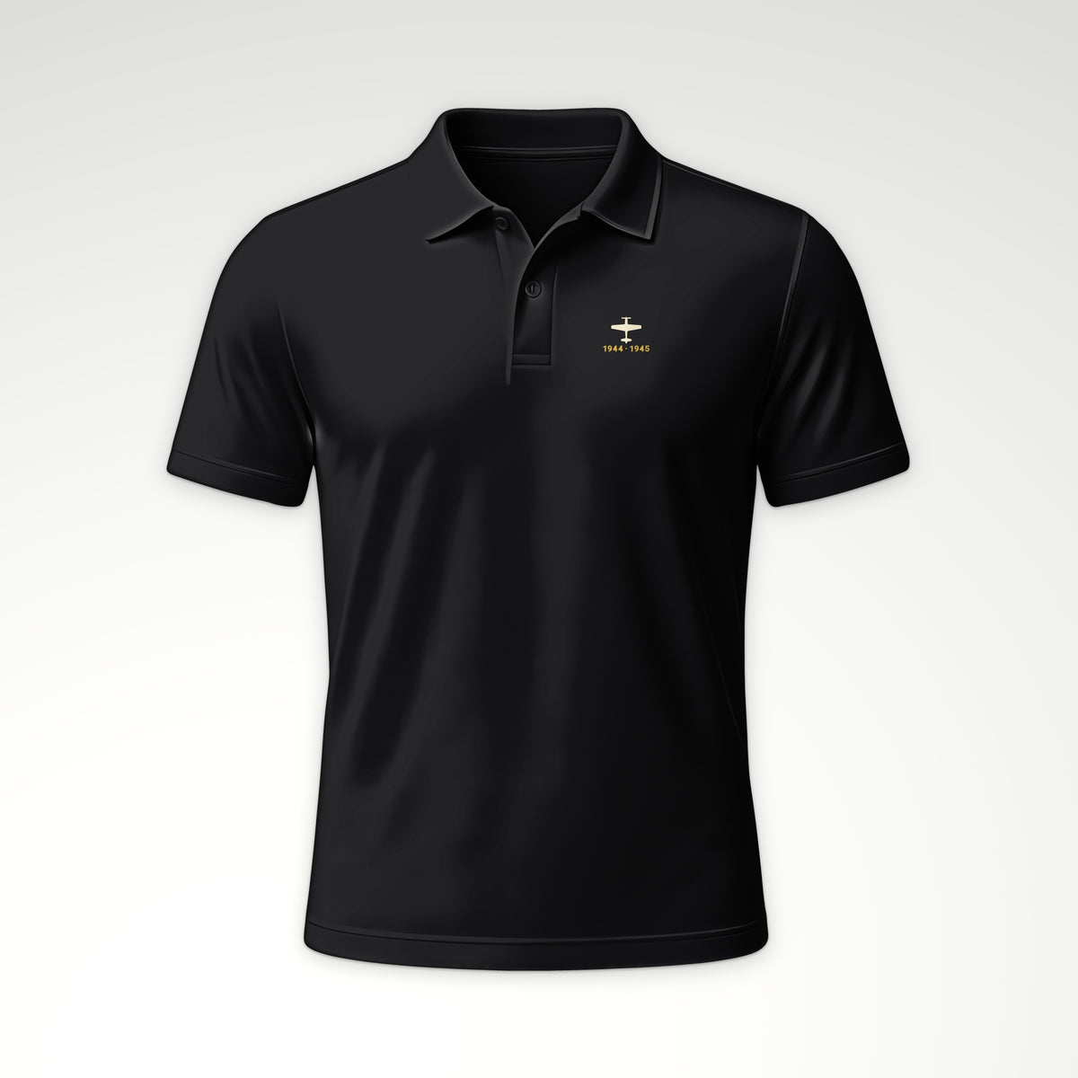 Long-Range Escort Fighter 1944–45 Polo in Black