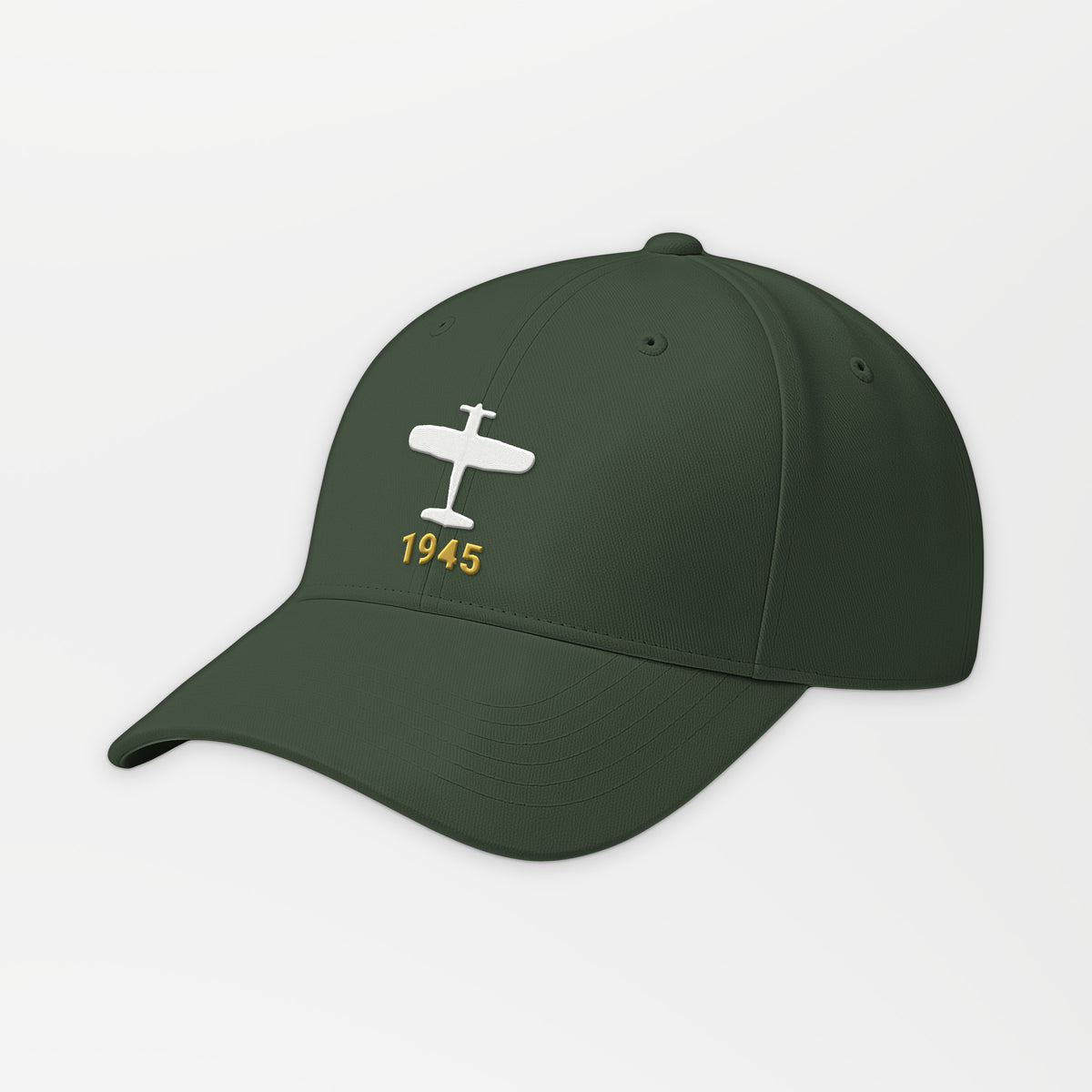 Gull-Wing Fighter 1945 Embroidered Cap in Olive
