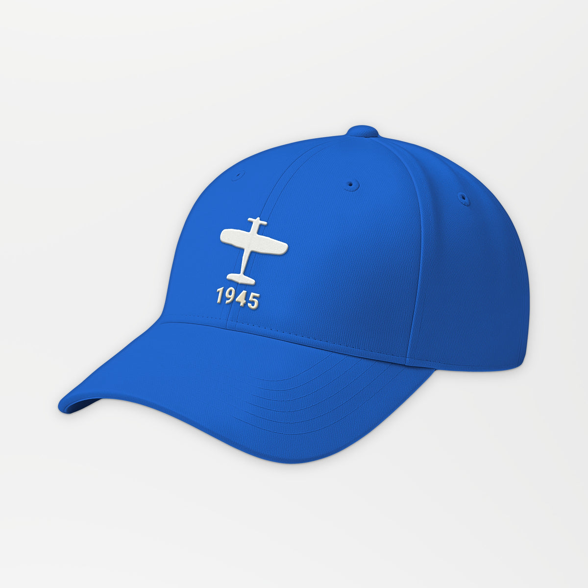 Gull-Wing Fighter 1945 Embroidered Cap in Royal Blue