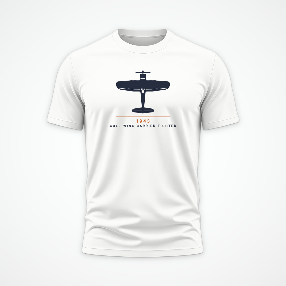 Gull-Wing Fighter 1945 Tee in White
