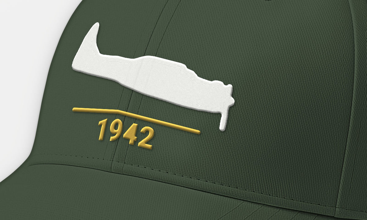 Carrier Scout 1942 Embroidered Cap, front detail