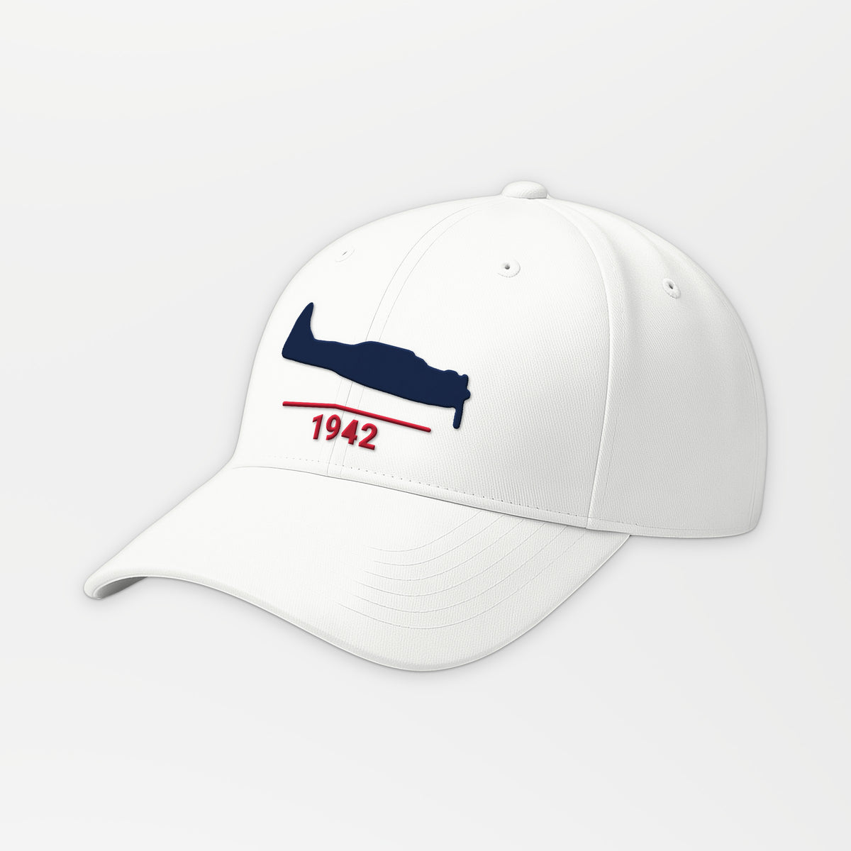 Carrier Scout 1942 Embroidered Cap in White
