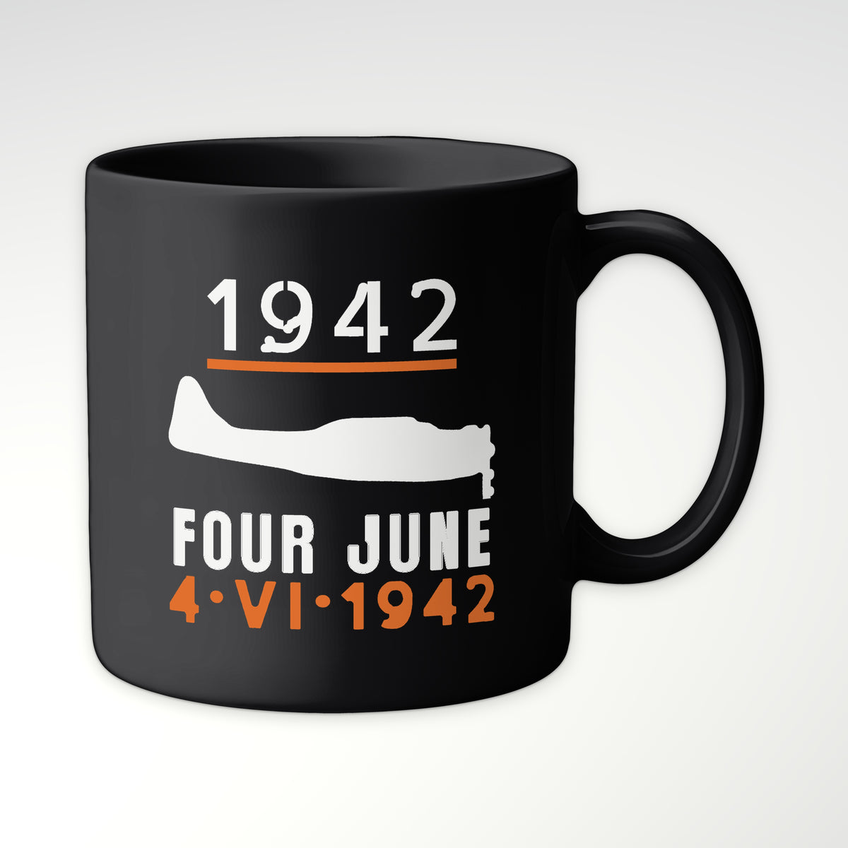 Carrier Scout Bomber June 1942 Mug in Black