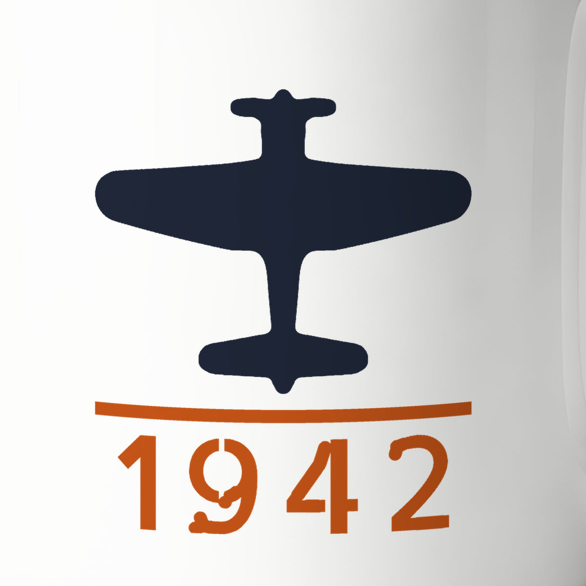 Scout Bomber 1942 Top-View Mug, print detail