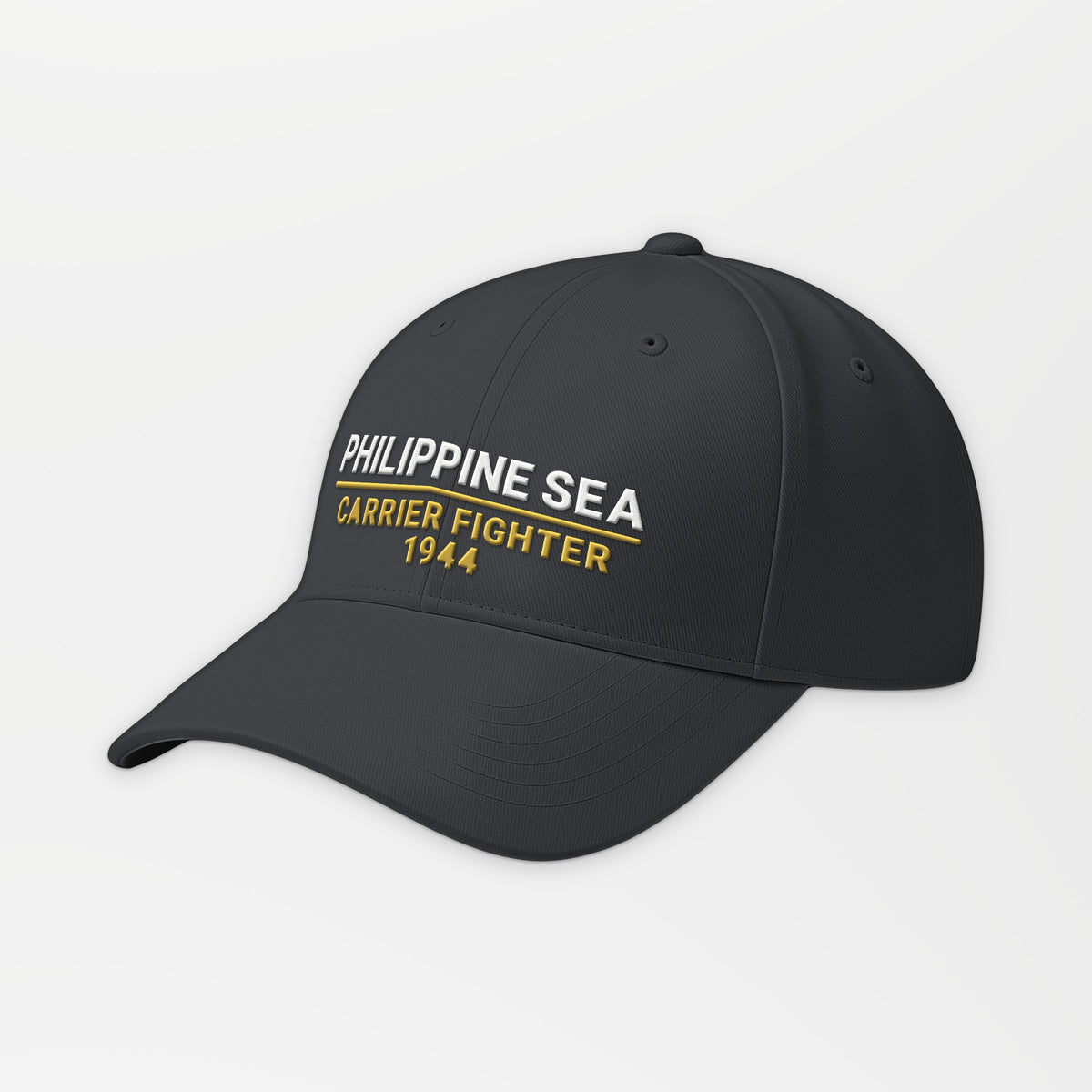 Philippine Sea 1944 Carrier Fighter Embroidered Cap in Dark Grey