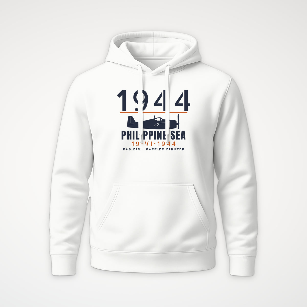 Philippine Sea 1944 Carrier Fighter Hoodie in White