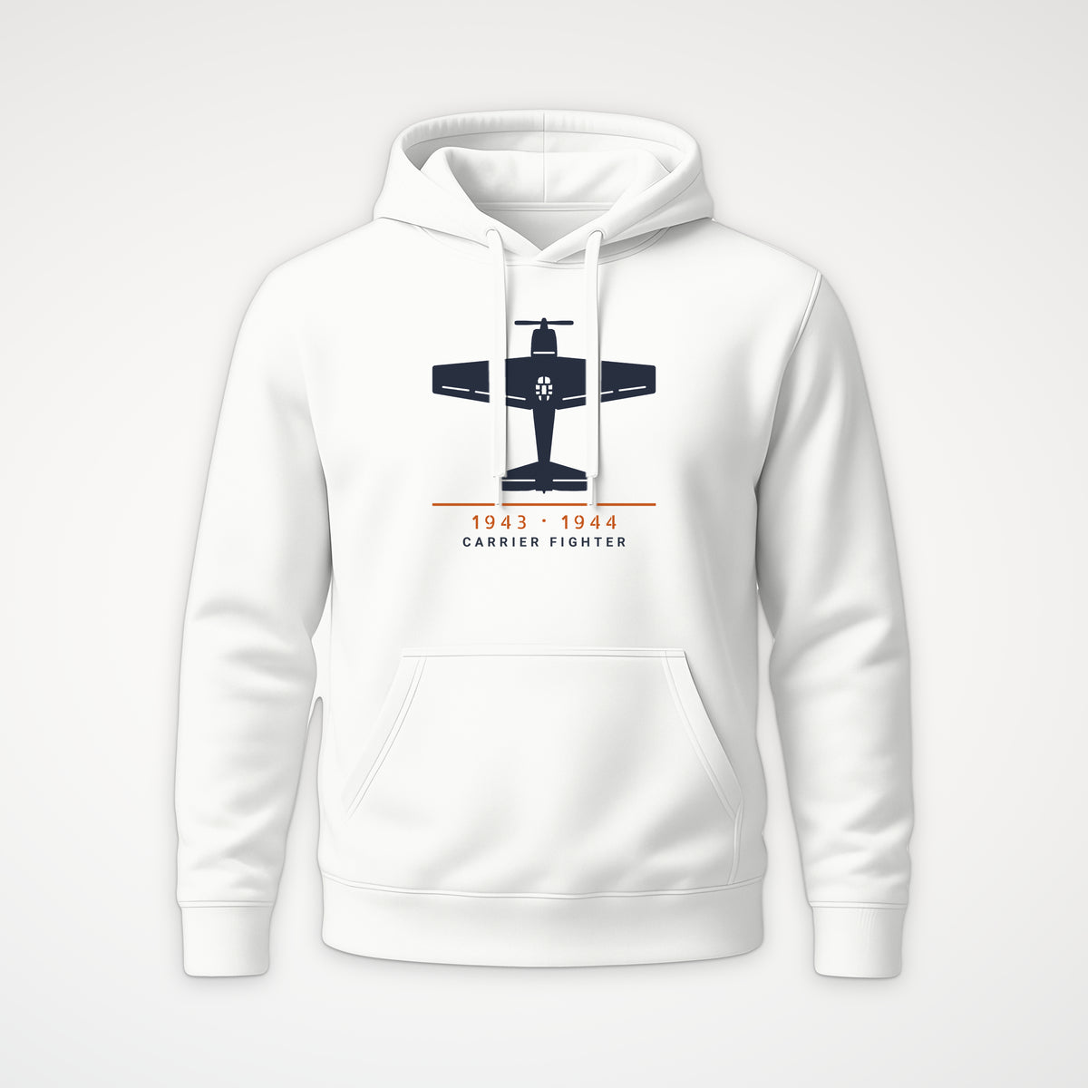 Carrier Fighter 1943–44 Hoodie in White