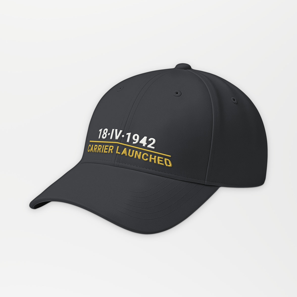 Eighteen April 1942 Carrier-Launched Embroidered Cap in Dark Grey
