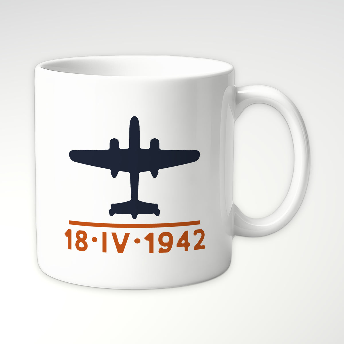Carrier-Launched Bomber 1942 Mug in White