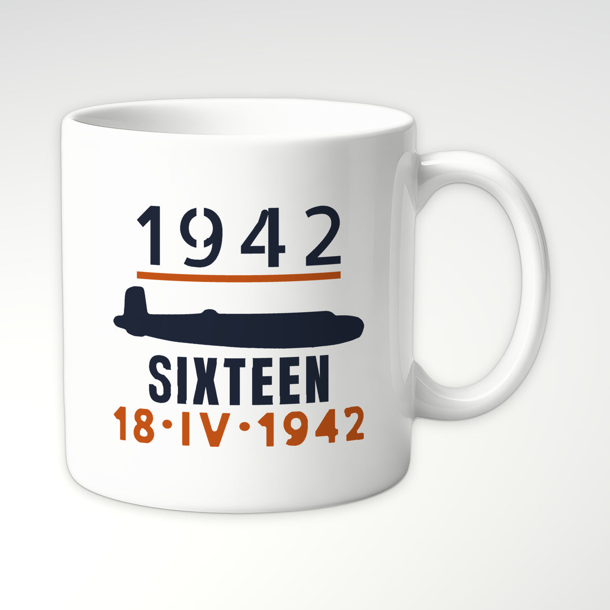 Sixteen Carrier-Launched Bombers 1942 Mug in White