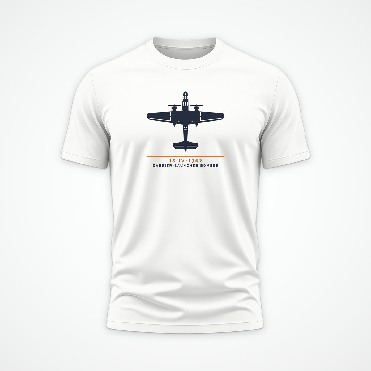 Carrier-Launched Bomber 1942 Tee in White