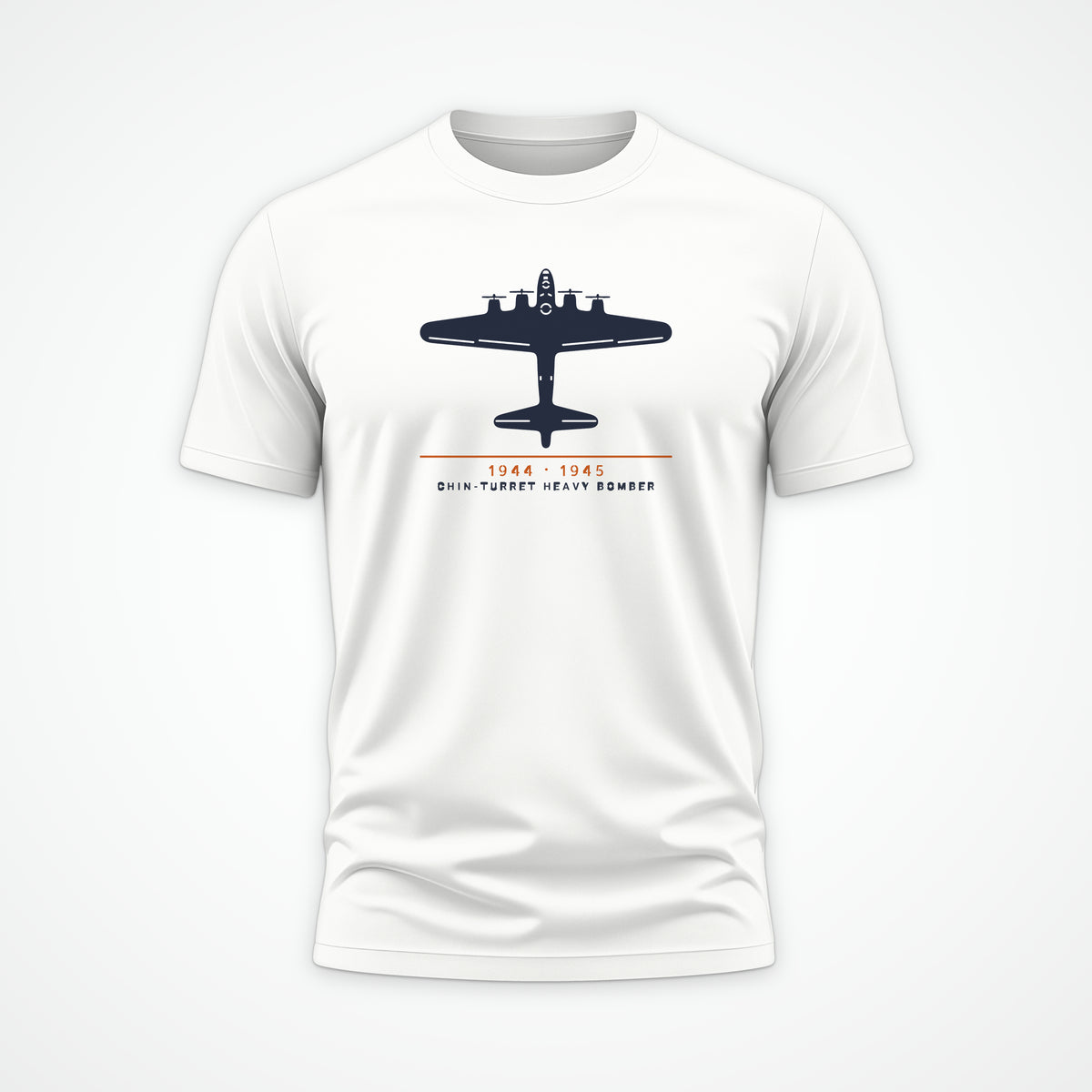 Chin-Turret Heavy Bomber 1944–45 Tee in White