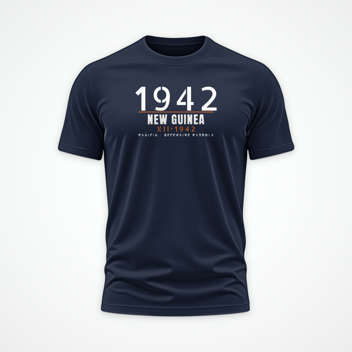 New Guinea 1942 Defensive Patrols Tee in Navy
