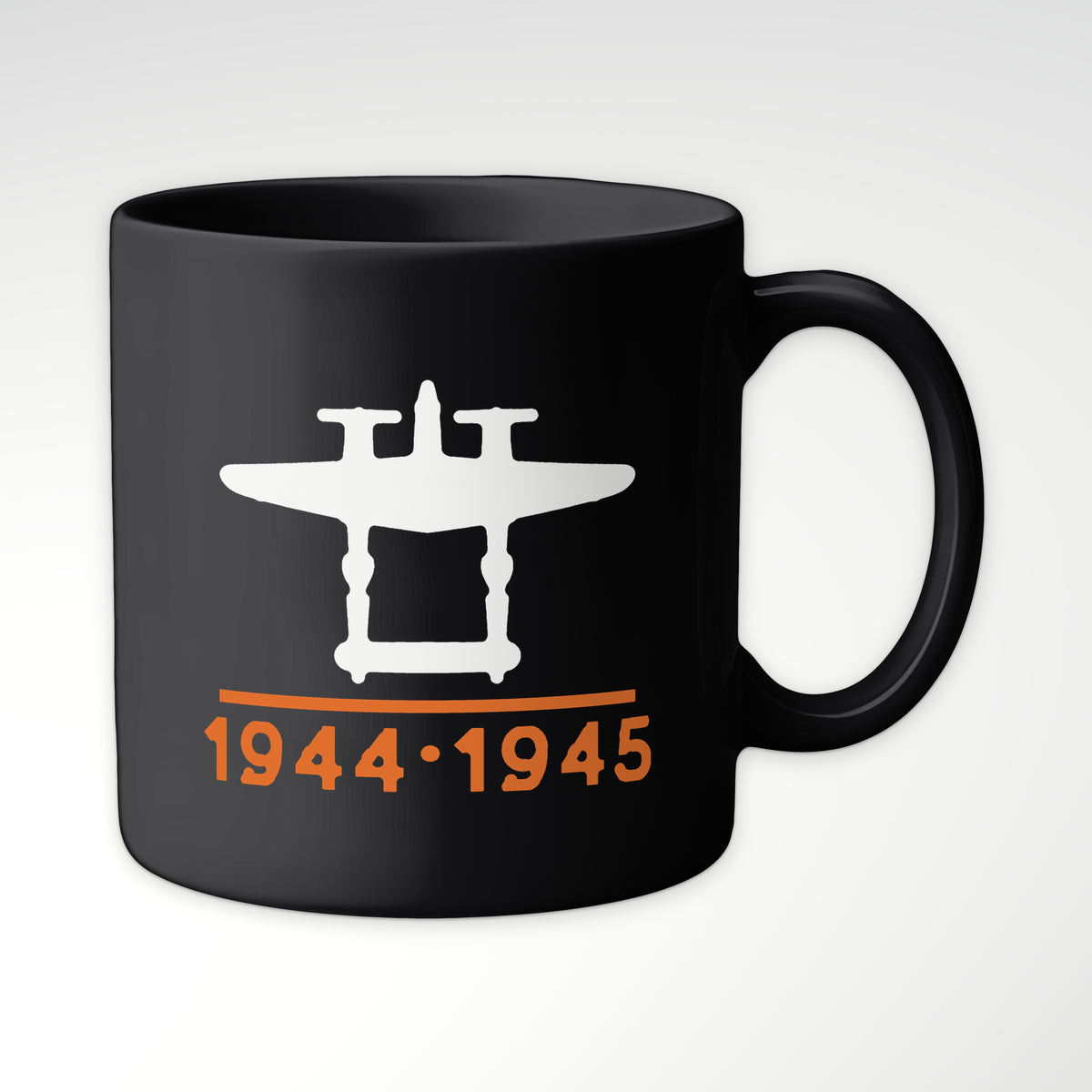 Twin-Boom Fighter 1944–45 Mug in Black