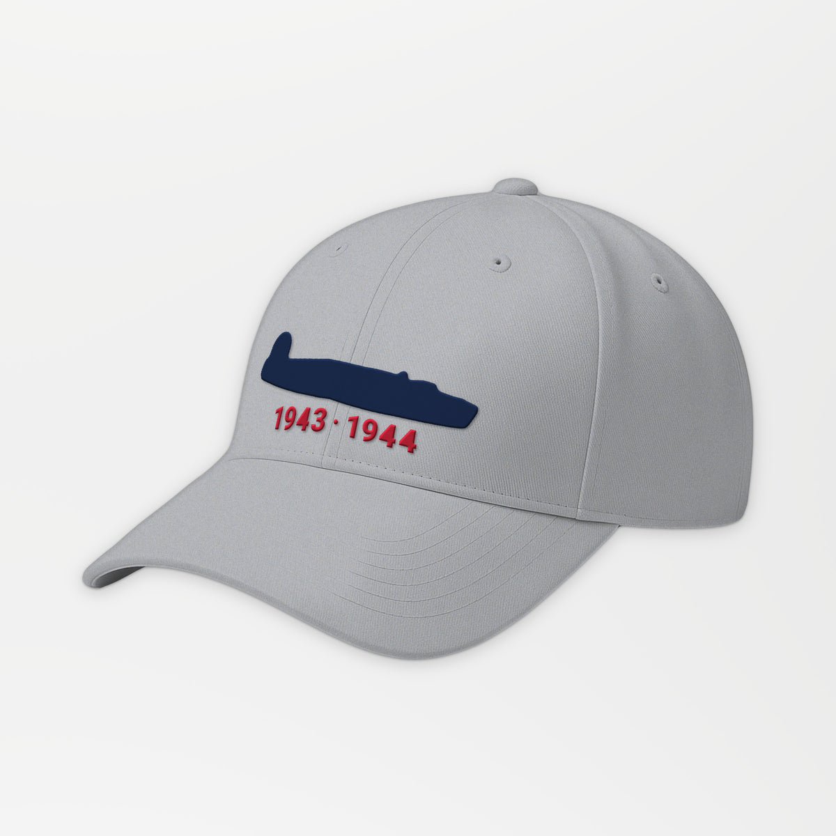 Twin-Tail 1943–44 Embroidered Cap in Grey