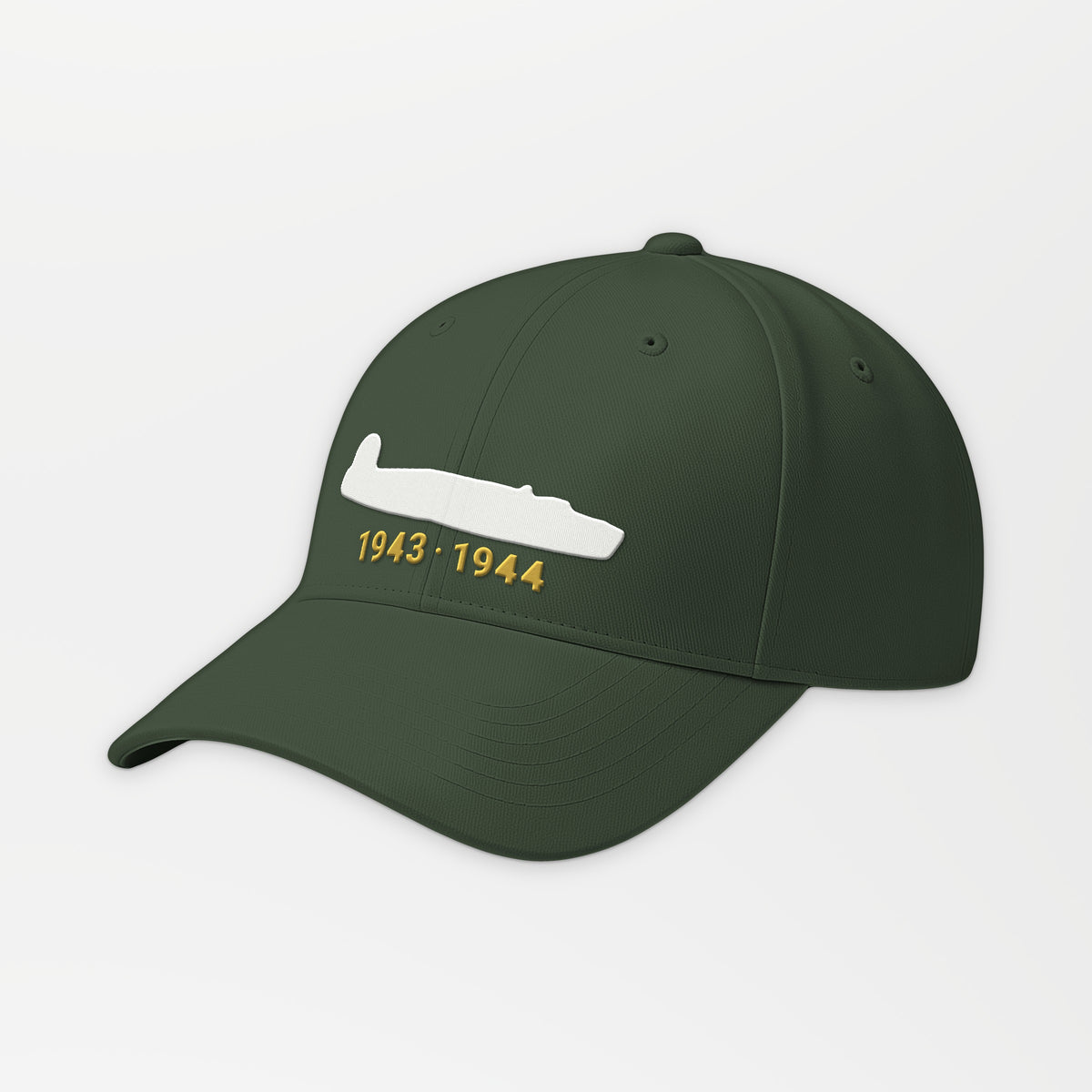 Twin-Tail 1943–44 Embroidered Cap in Olive