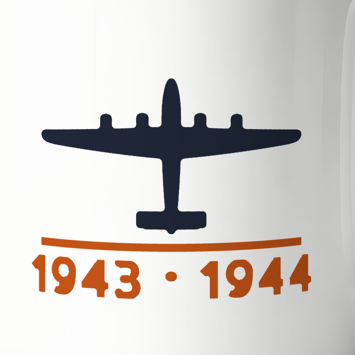 Twin-Tail Heavy Bomber 1943–44 Mug, print detail