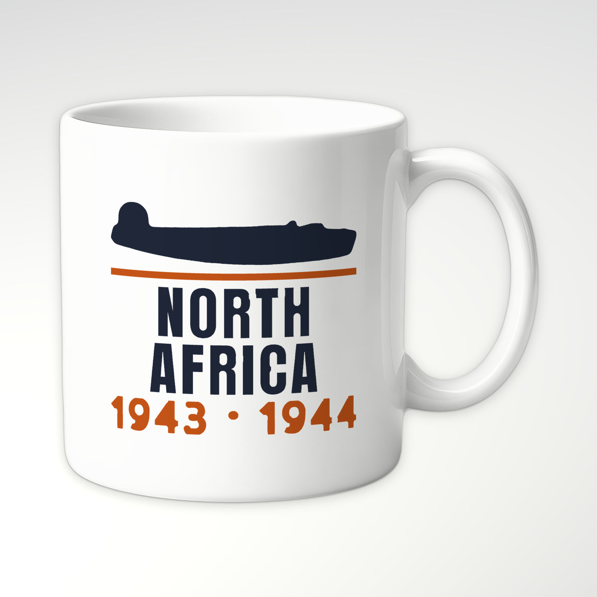 North Africa Twin-Tail Bomber 1943–44 Mug in White