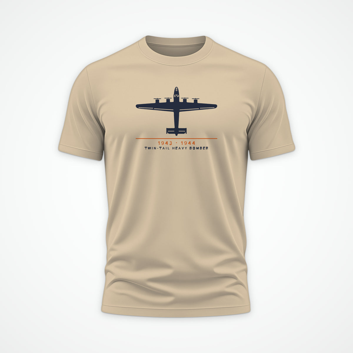 Twin-Tail Heavy Bomber 1943–44 Tee in Sand