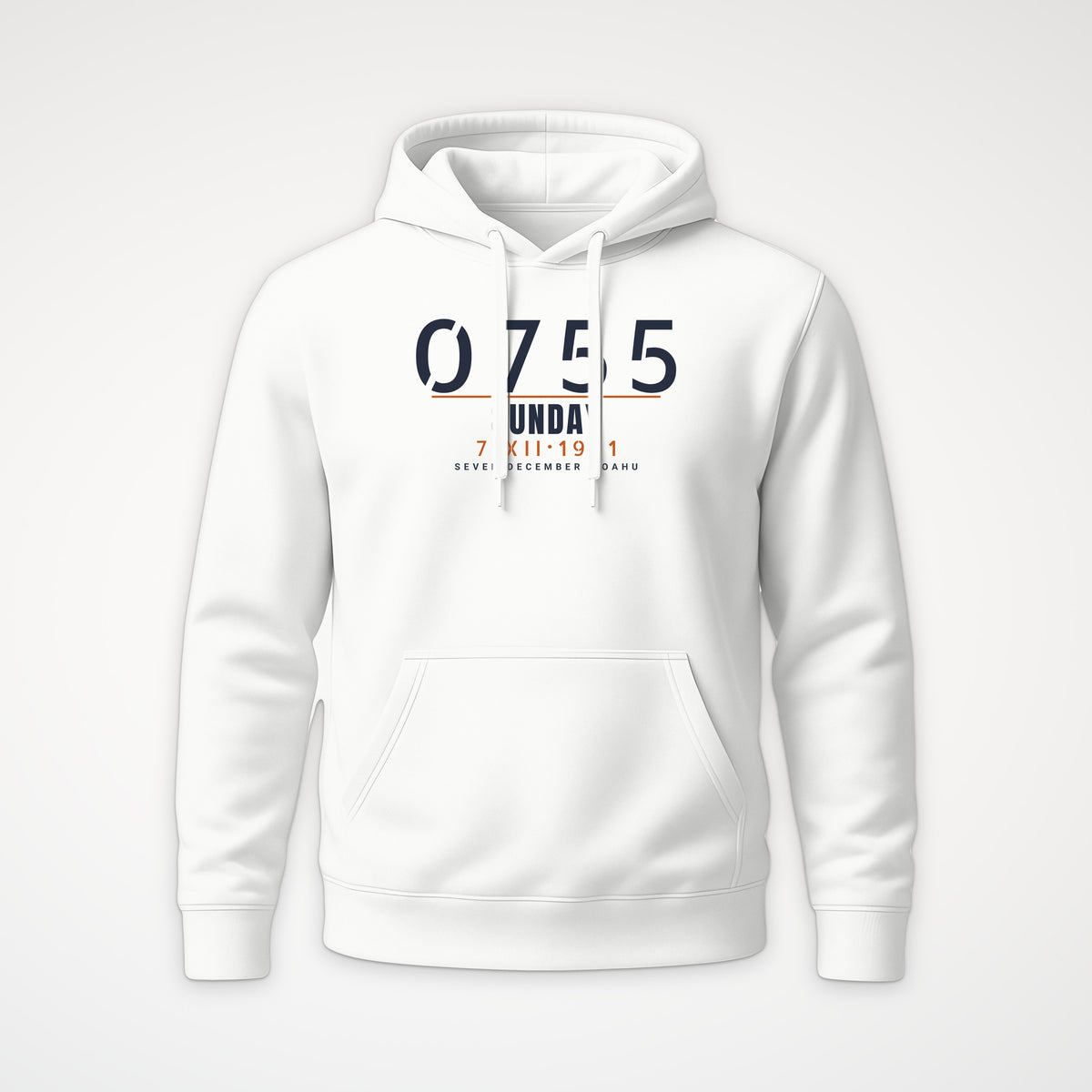 Seven December 0755 Hoodie in White