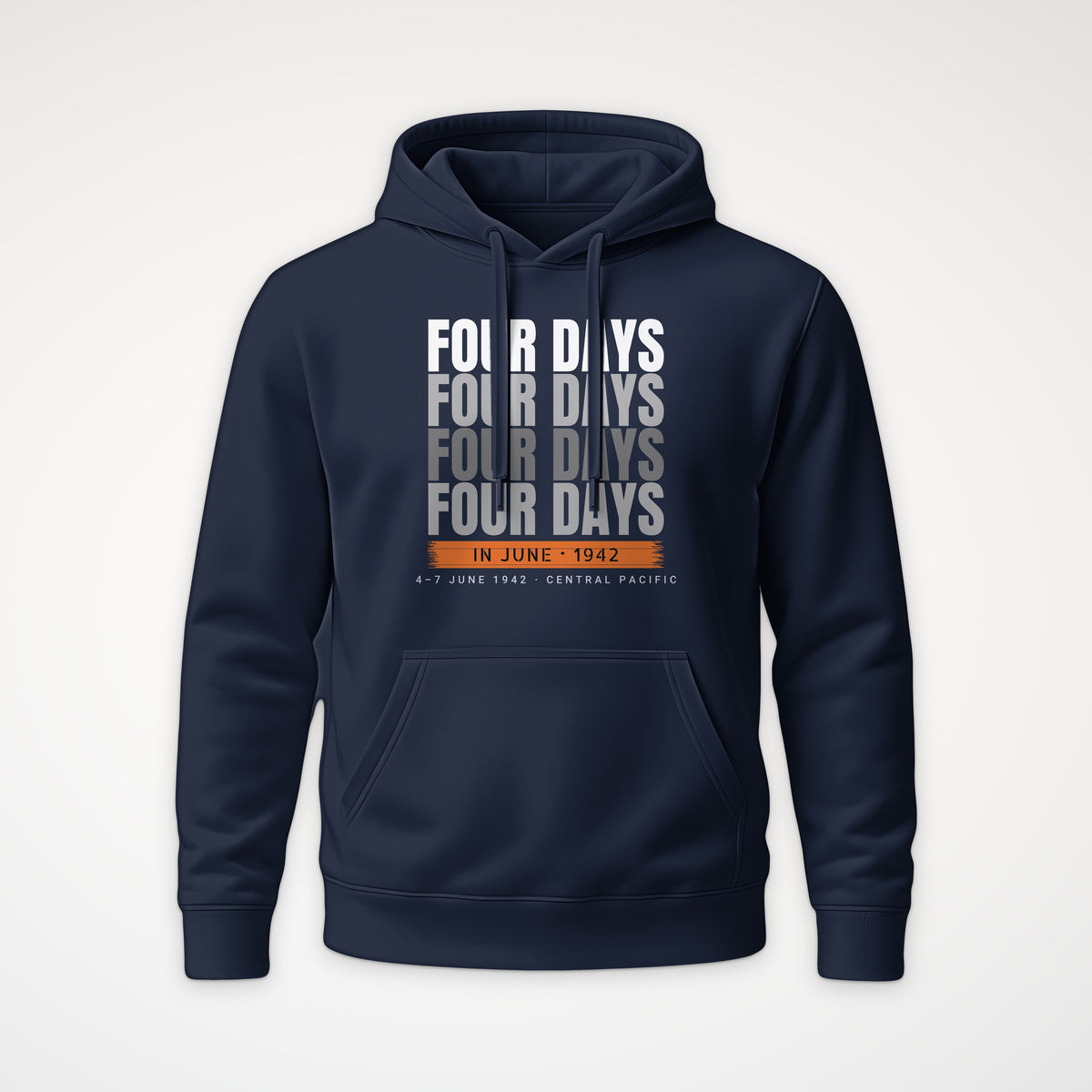 Four Days in June Echo Hoodie in French Navy
