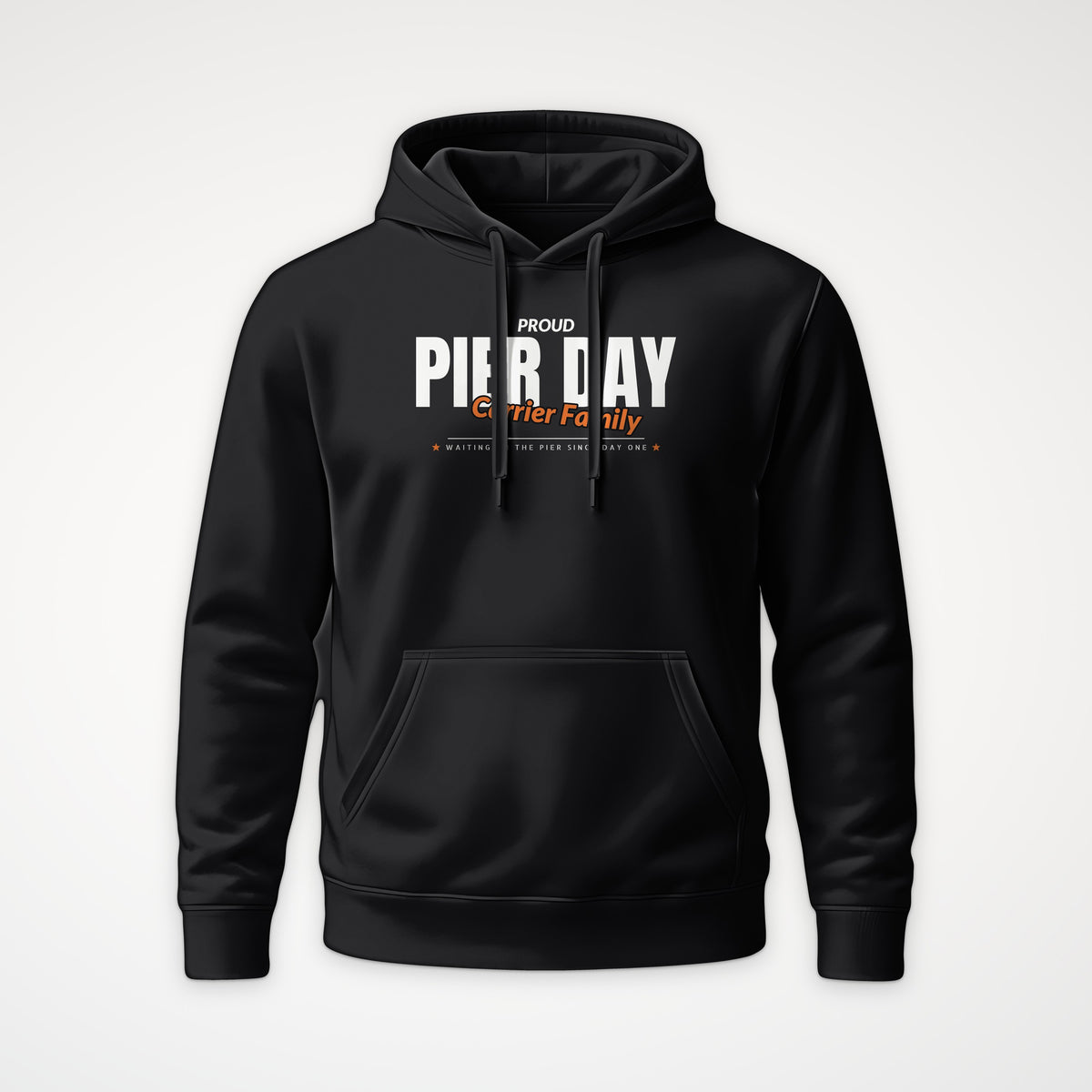 Pier Day Proud Carrier Family Hoodie in Black