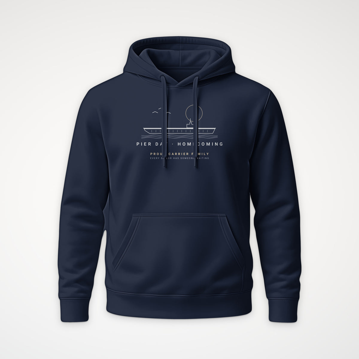 Pier Day Homecoming Hoodie in French Navy