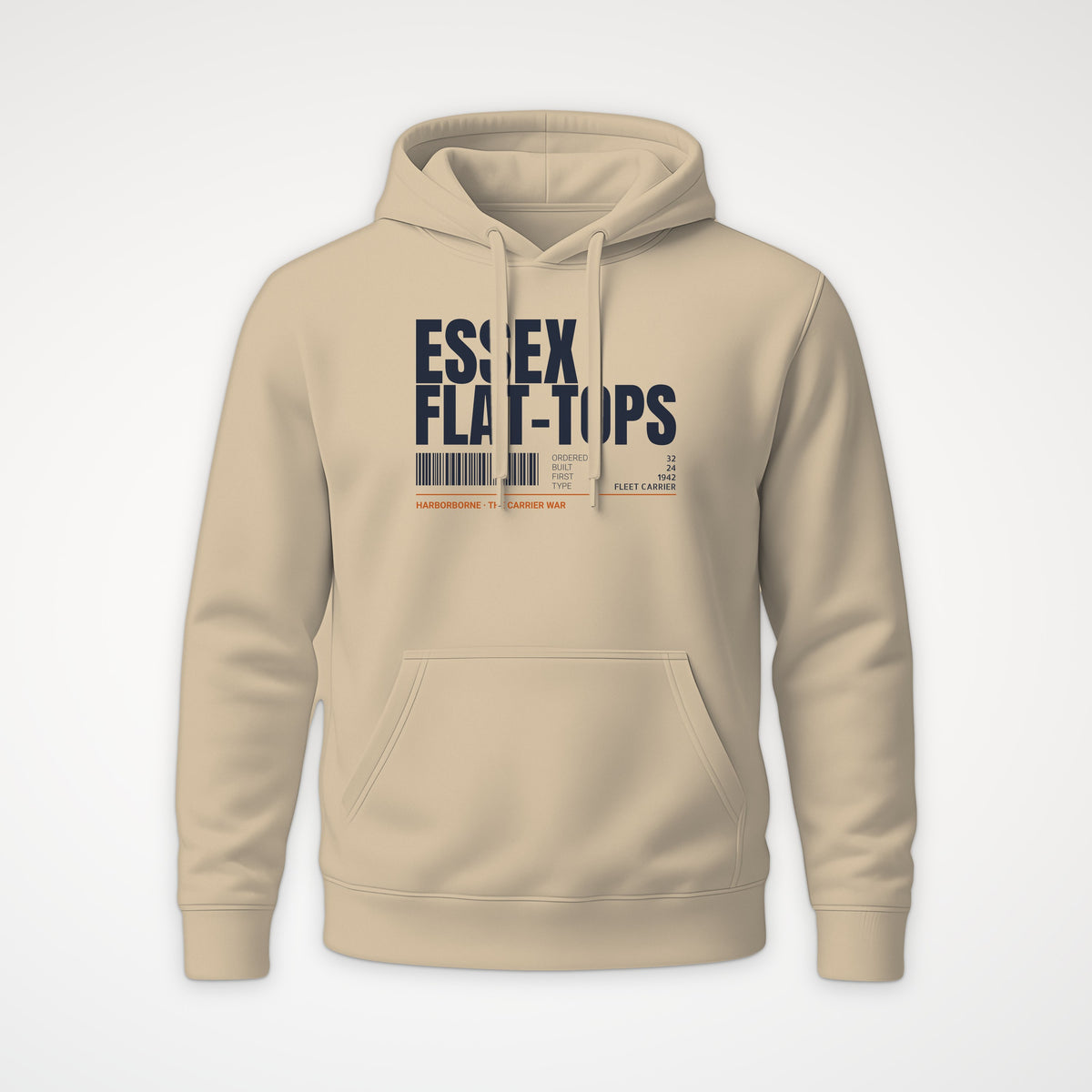 Essex Flat-Tops Tag Hoodie in Desert Dust