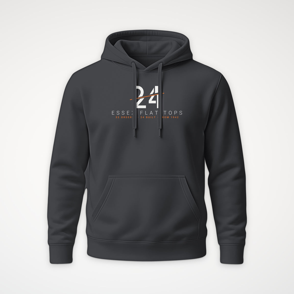 Essex Flat-Tops 24 Sliced Hoodie in Anthracite