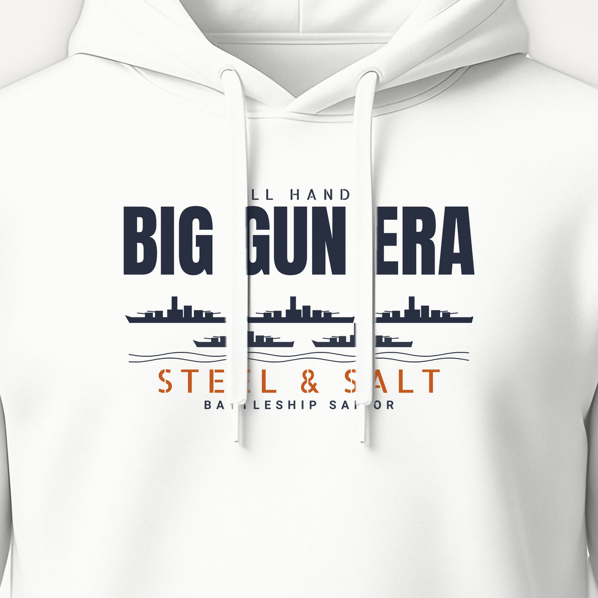 Big Gun Era Row Hoodie, front print detail