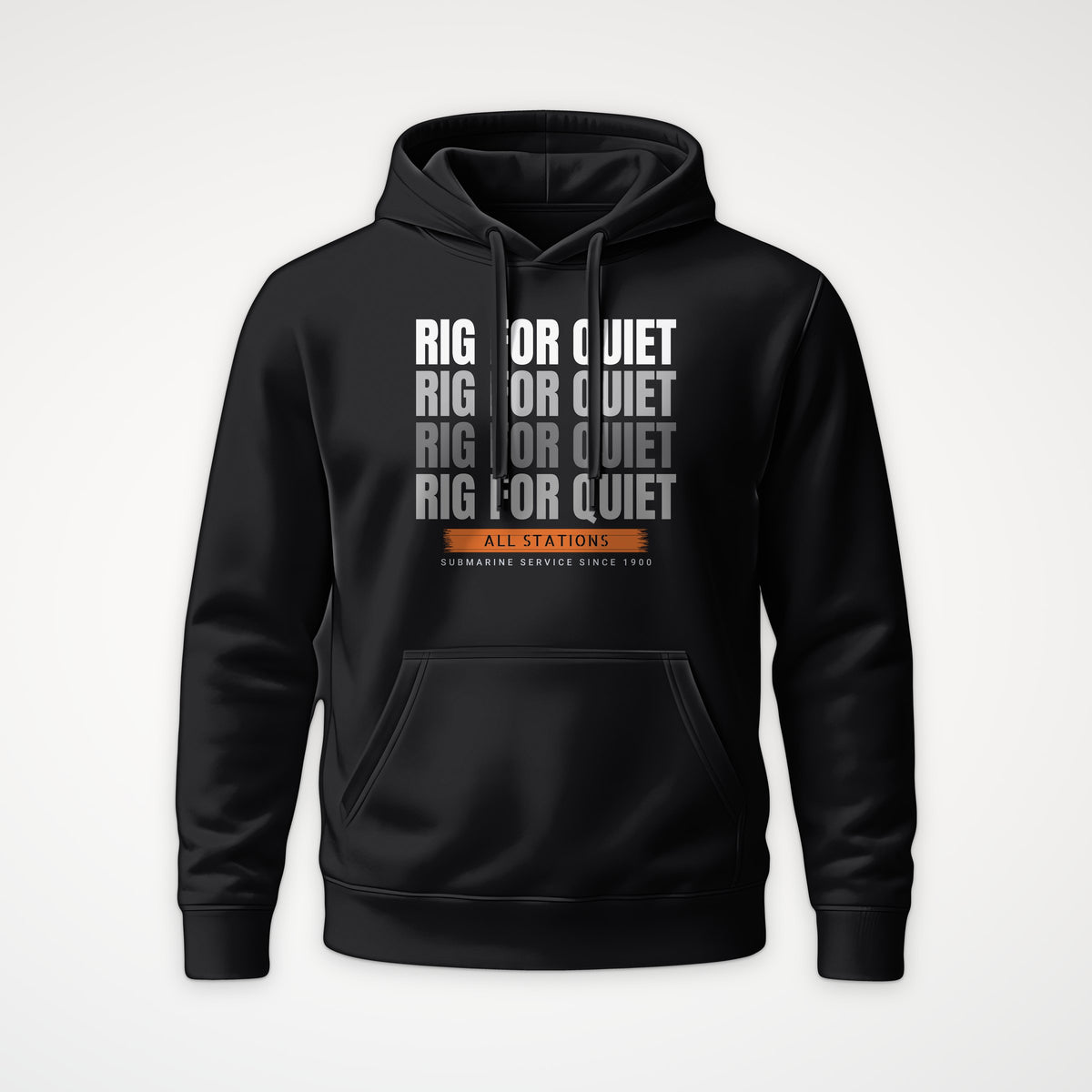 Rig for Quiet Echo Hoodie in Black