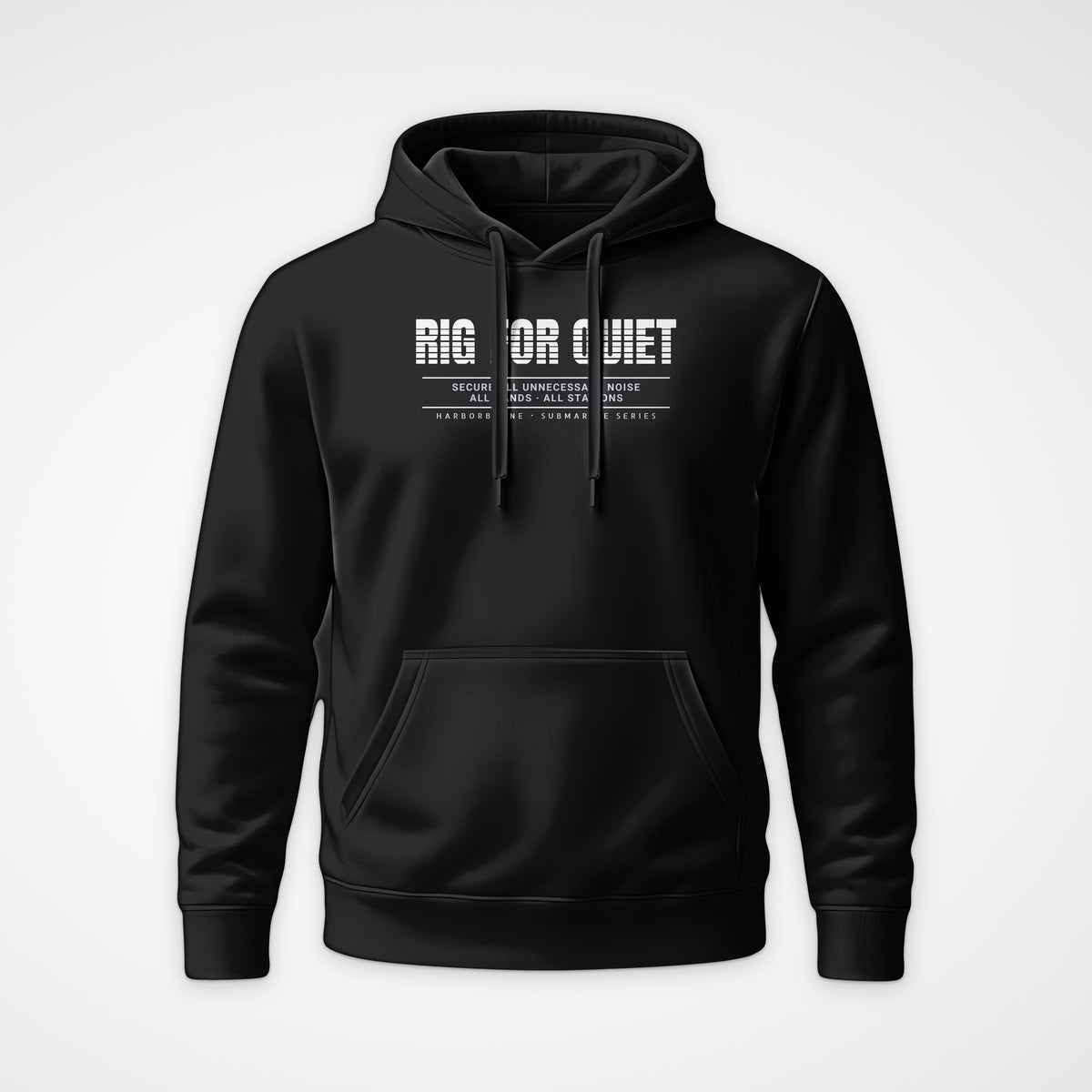 Rig for Quiet Scanline Hoodie in Black
