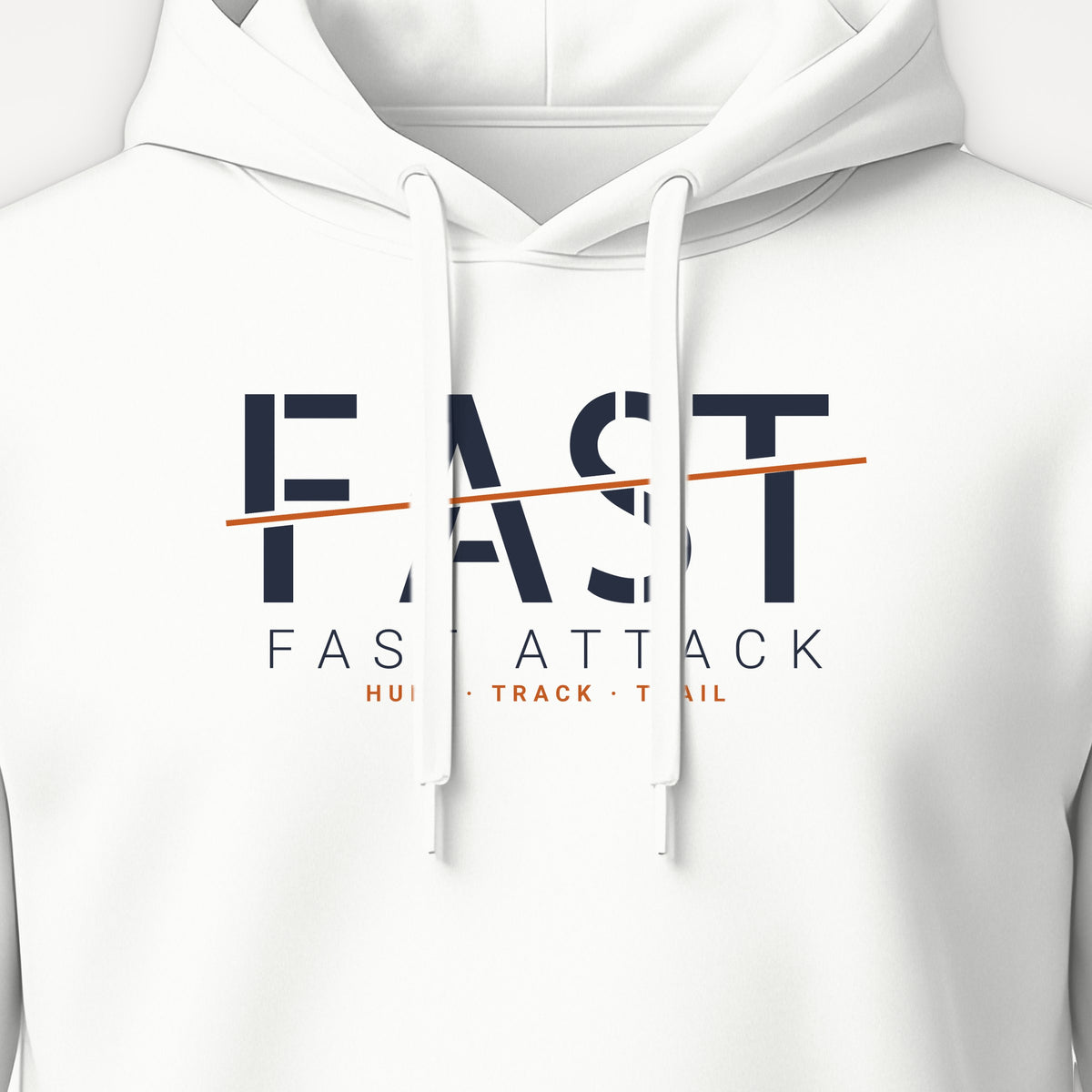 Fast Attack & Boomer Fast Attack Hoodie, front print detail