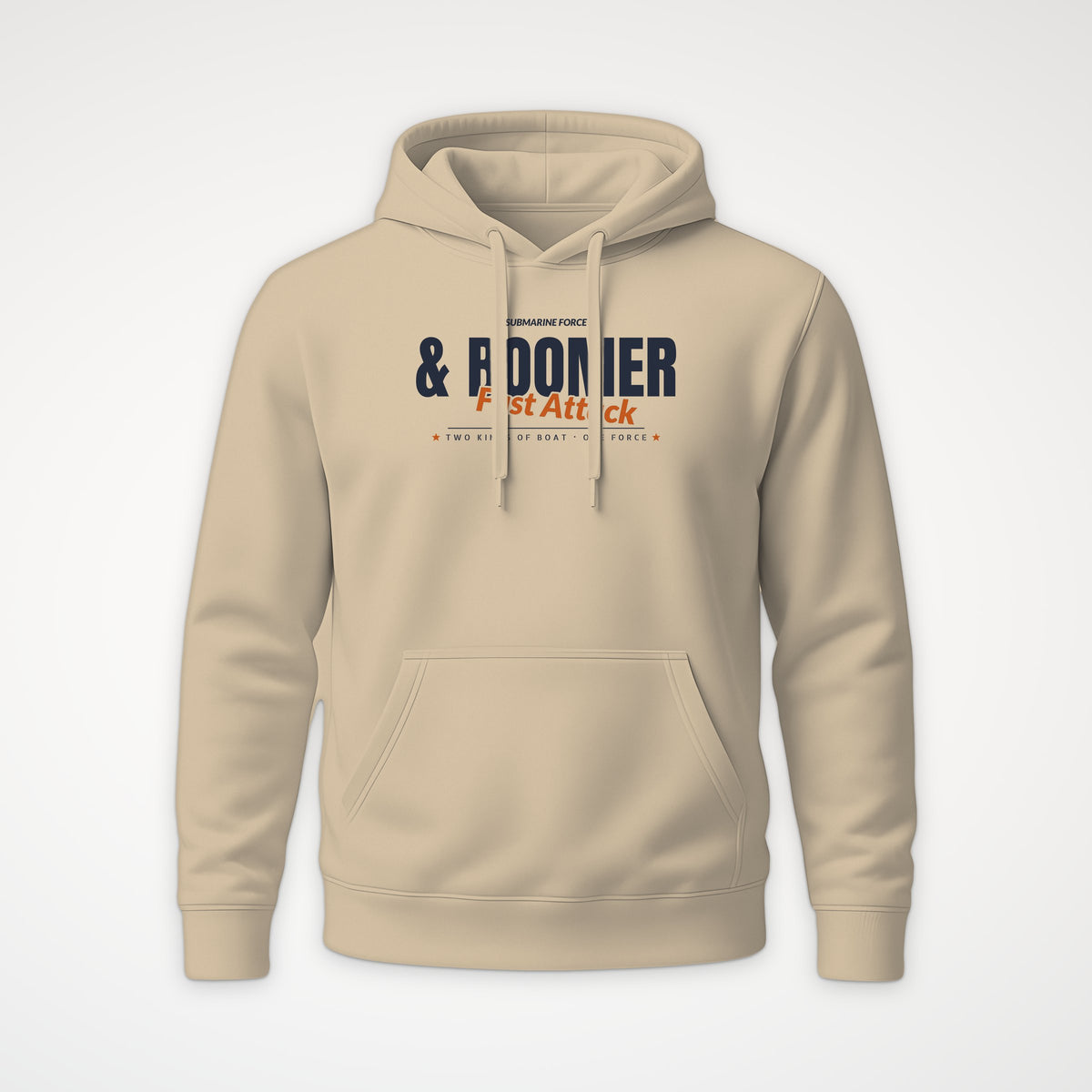 Fast Attack & Boomer Club Hoodie in Desert Dust