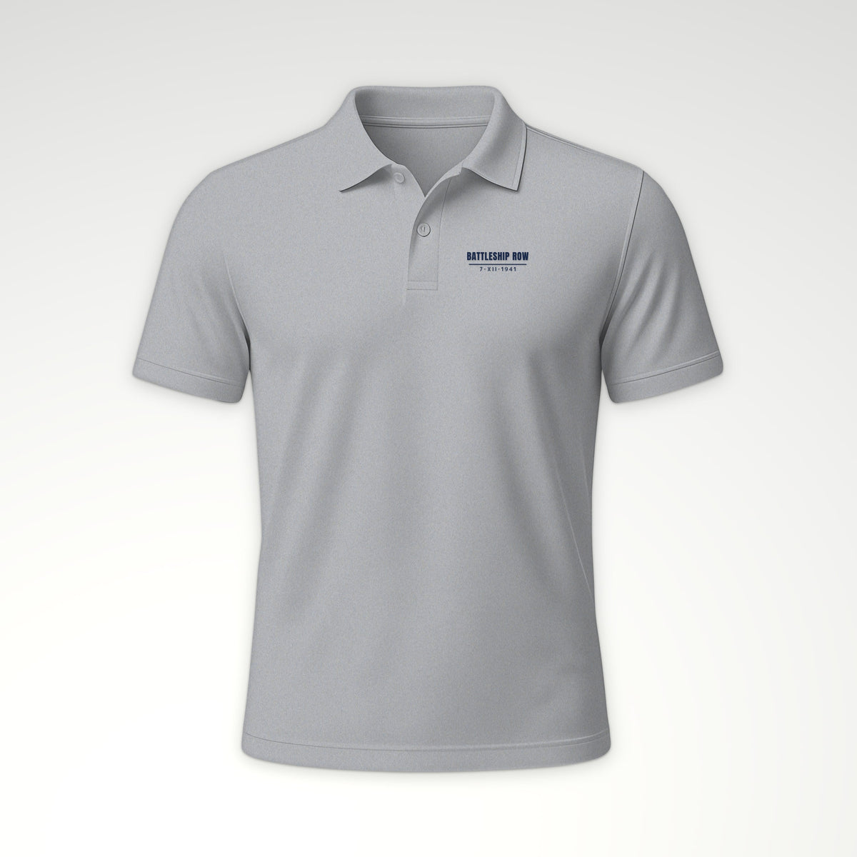 Battleship Row 1941 Polo in Sport Grey