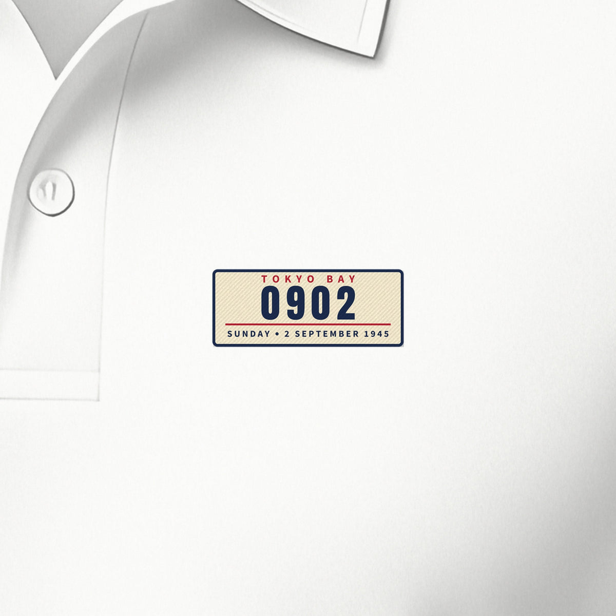 Tokyo Bay 0902 Polo, left-chest detail