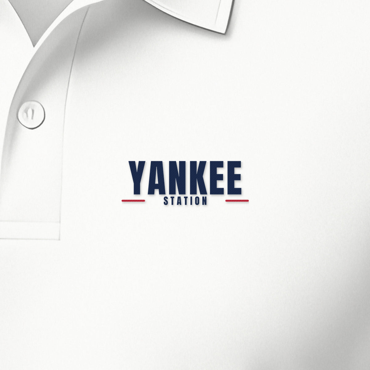Yankee Station 1964-1973 Polo, left-chest detail