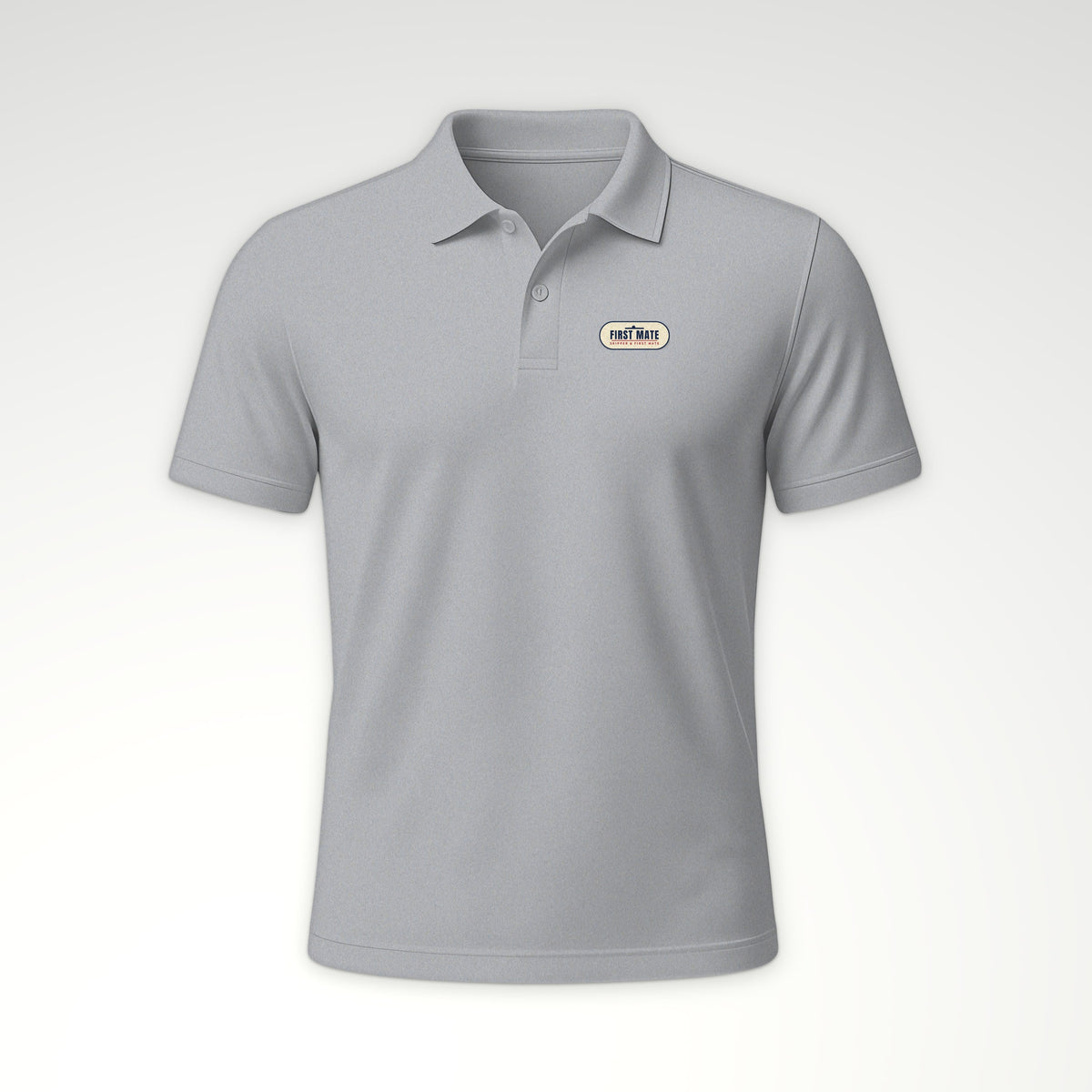 Skipper and First Mate First Mate Polo in Sport Grey
