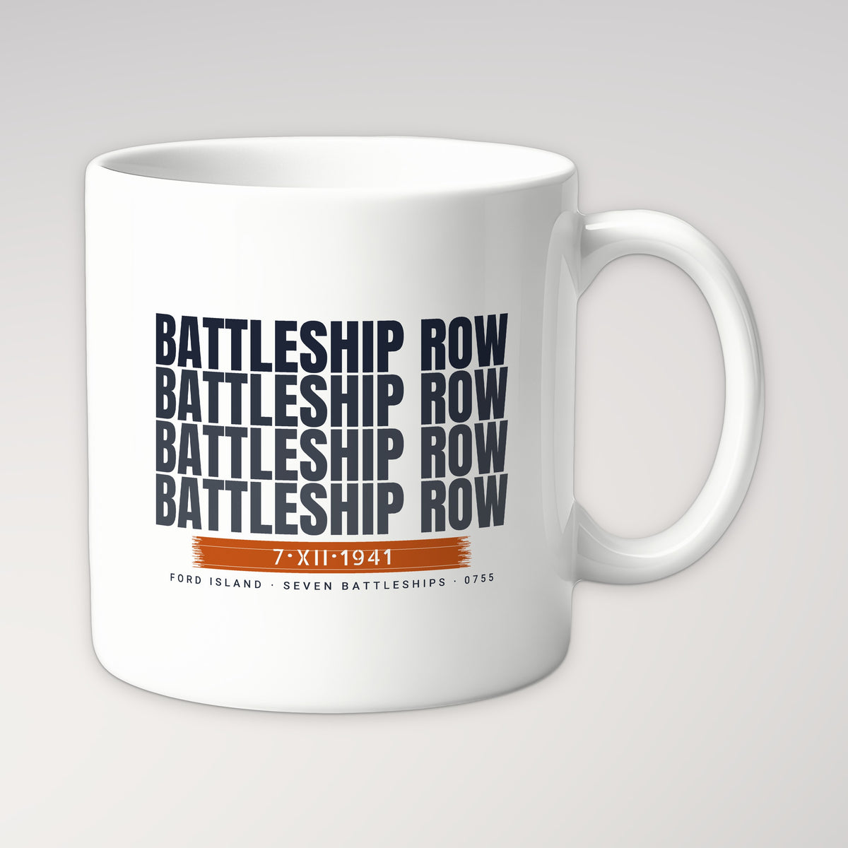 Battleship Row Echo Mug in white