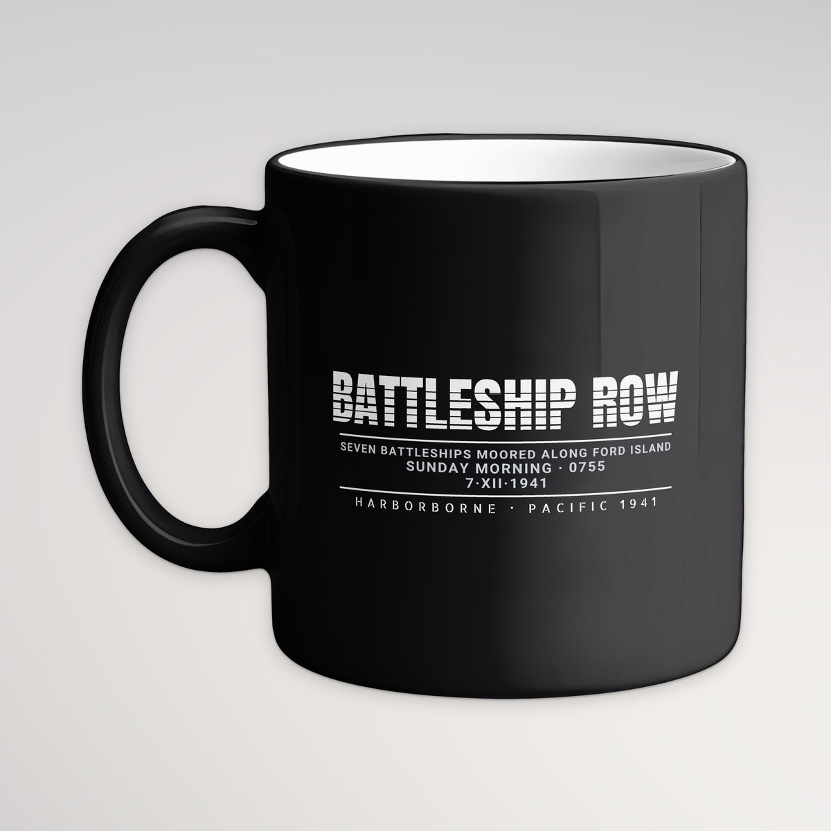Battleship Row Scanline Mug