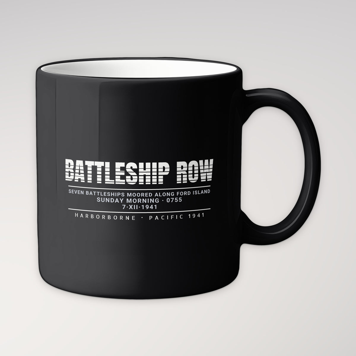 Battleship Row Scanline Mug