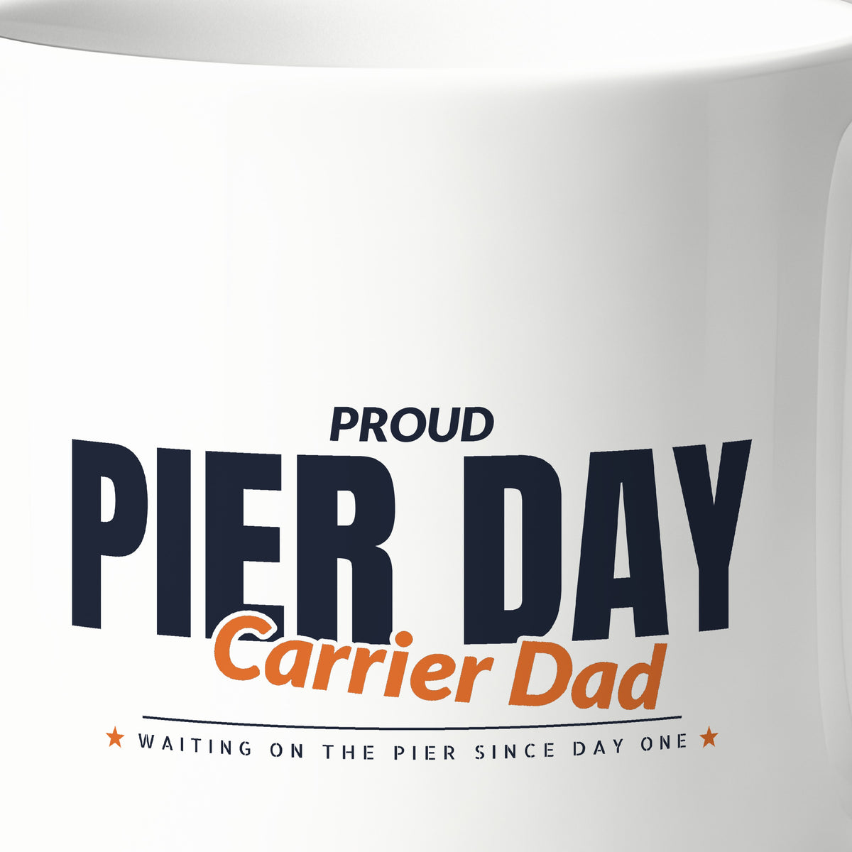 Pier Day Proud Carrier Dad Mug