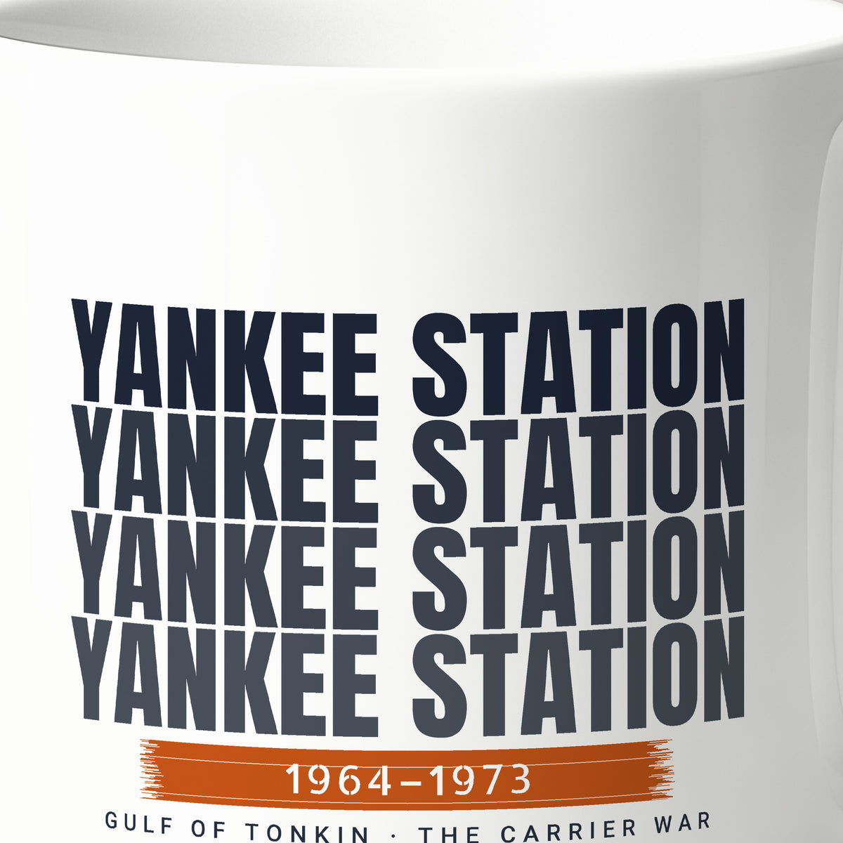 Yankee Station Echo Mug, print detail