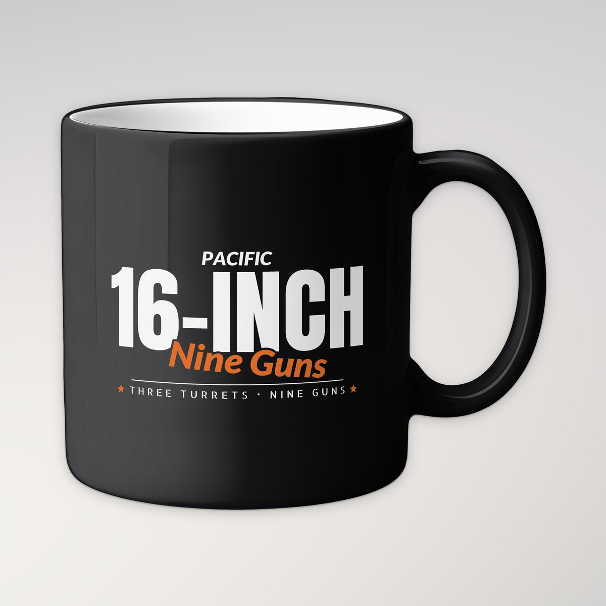 Nine Guns Pacific Club Mug in black