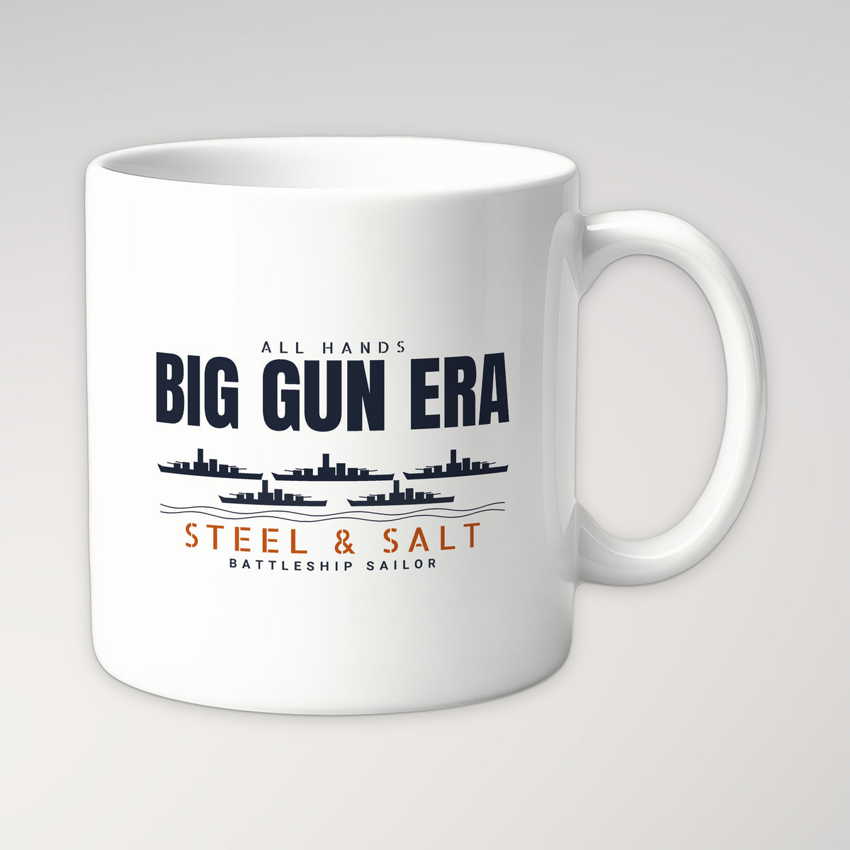 Big Gun Era Row Mug in white