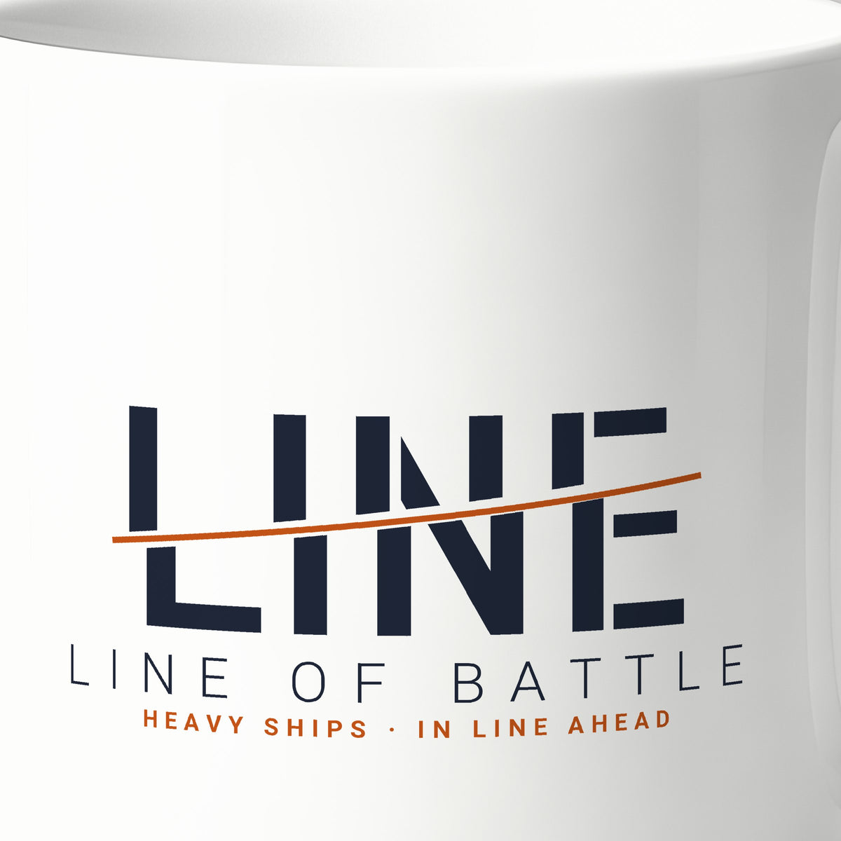 Line of Battle Sliced Mug, print detail