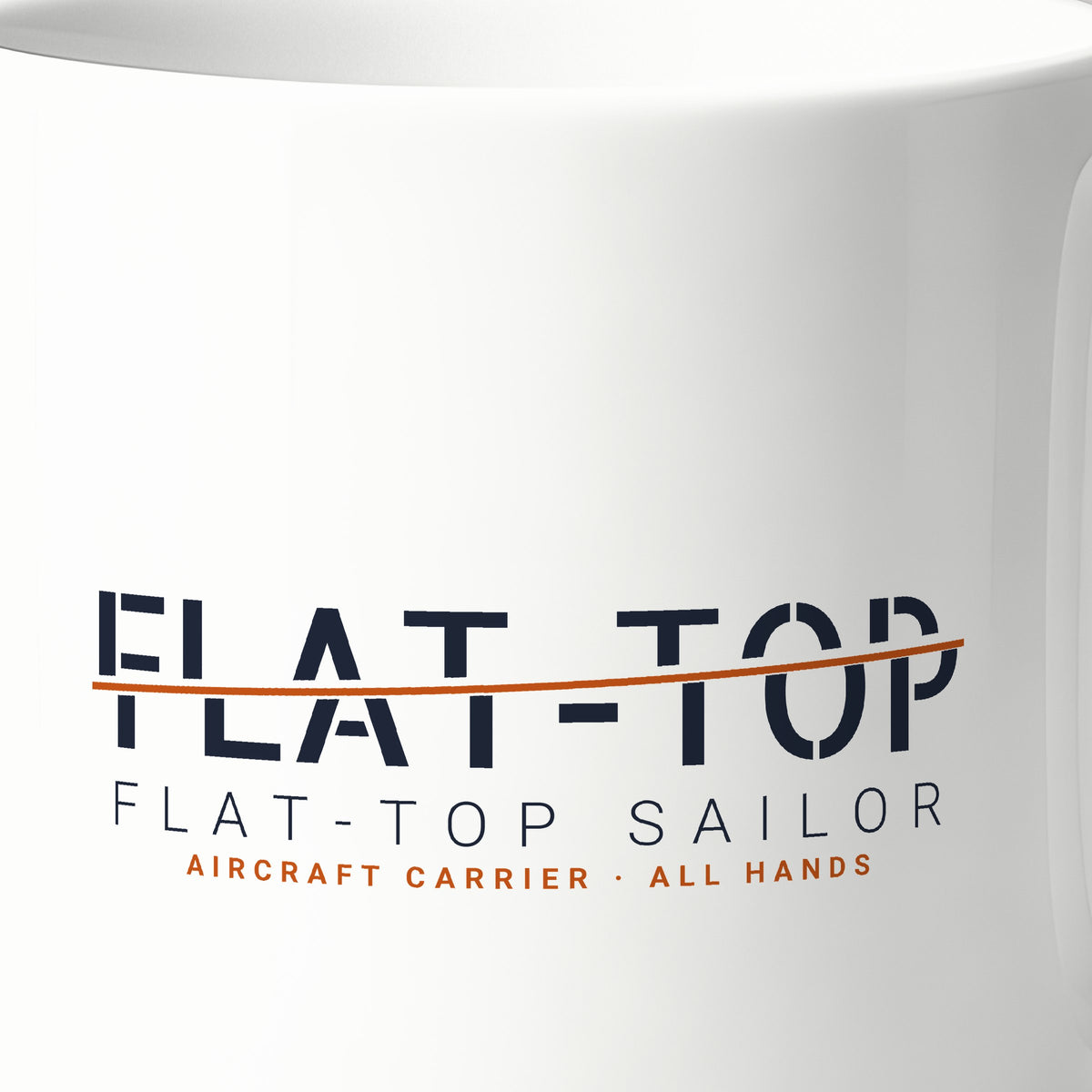 Flat-Top Sailor Sliced Mug, print detail