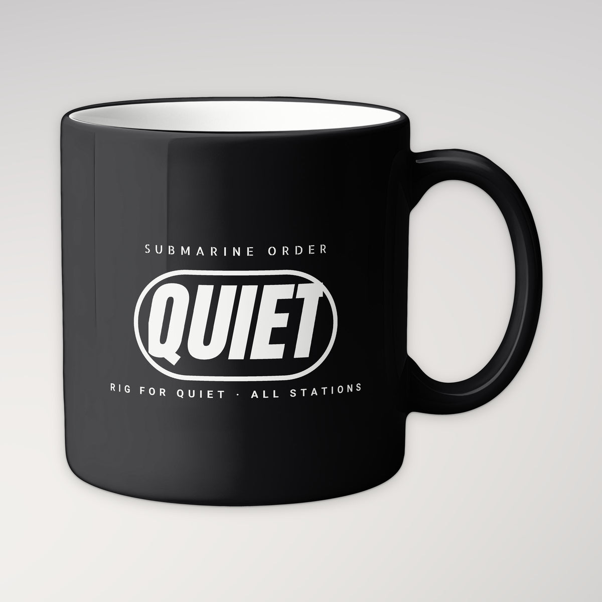 Rig for Quiet Pill Mug in black