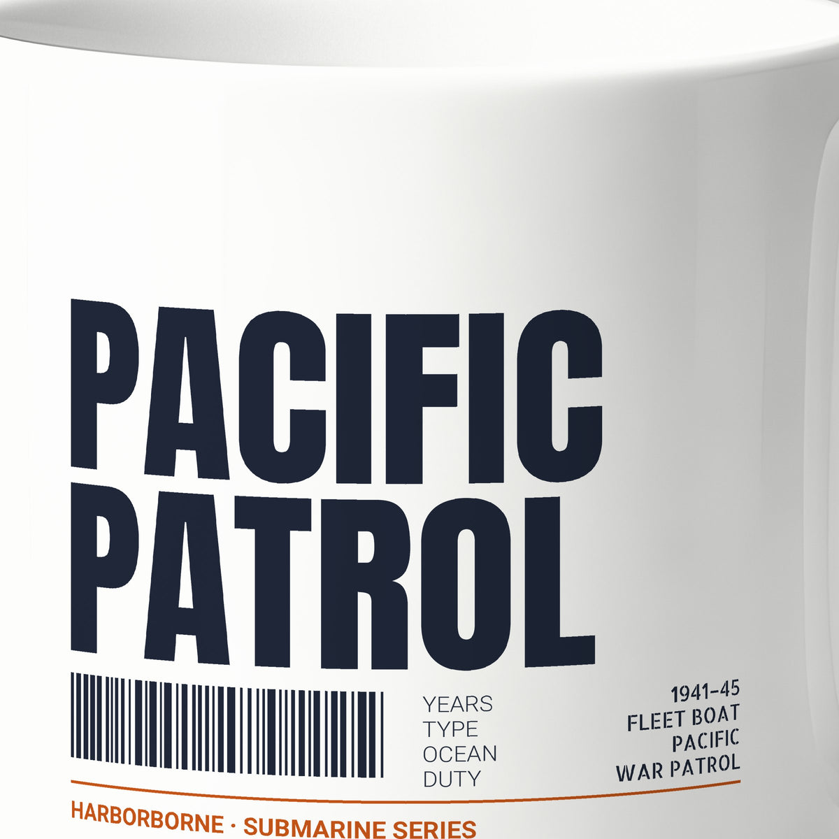 Pacific Patrol 1941–45 Tag Mug, print detail